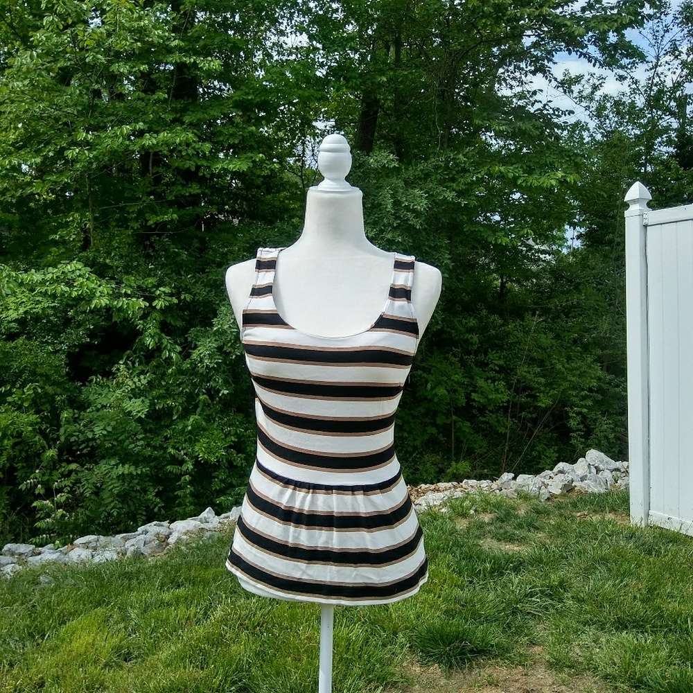 Banana Republic striped size 2 tank top